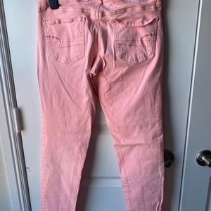American Eagle coral jegging